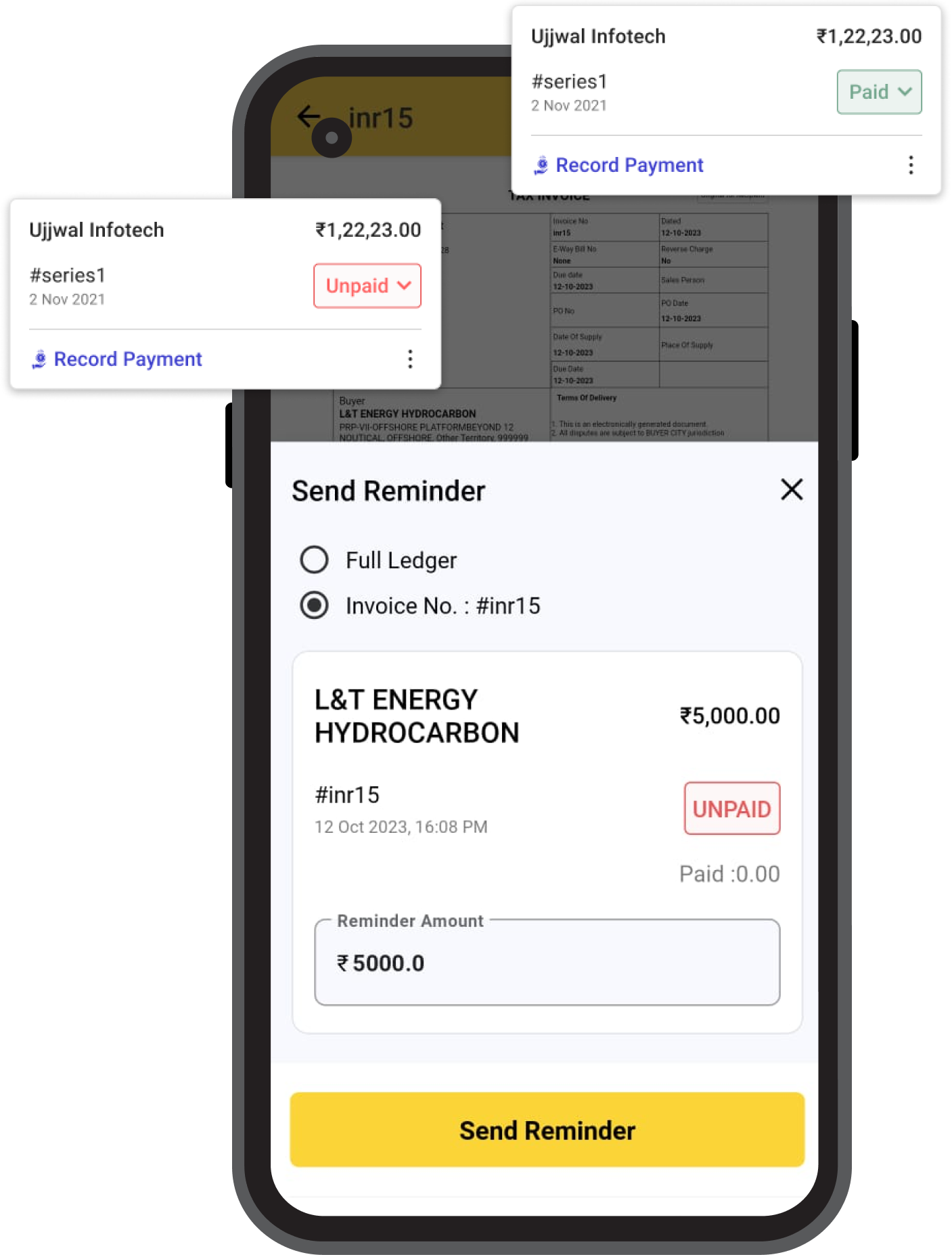 GimBooks — Monitor Outstanding Payments